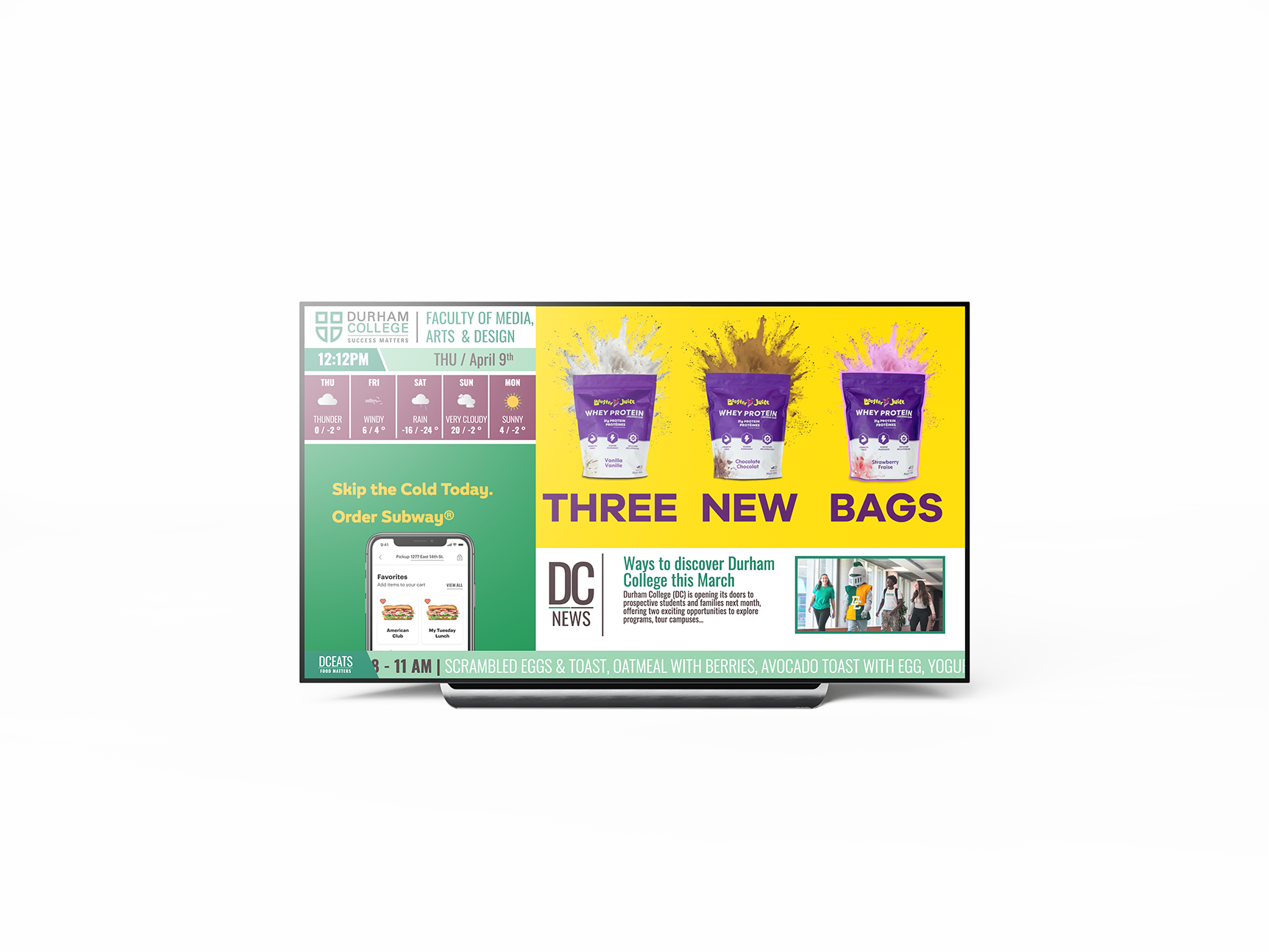 Digital Signage Mockup