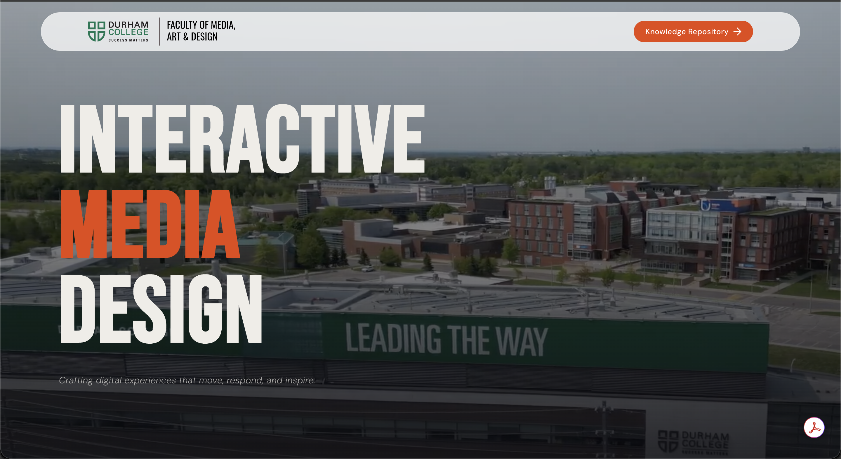 Website Landing Section