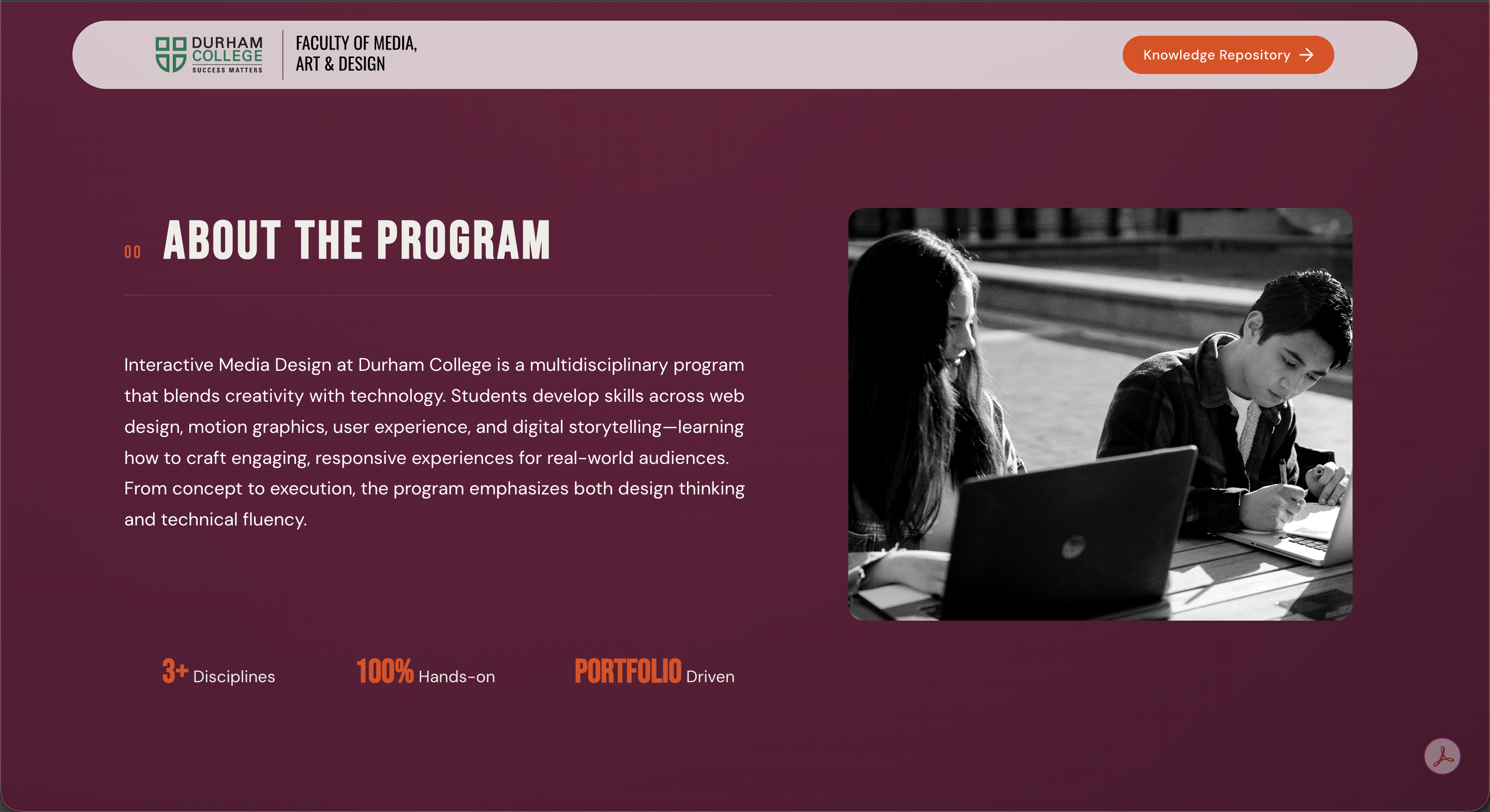 Program Overview Section